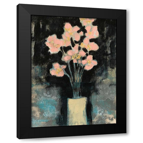 Wildflower Stems II Black Modern Wood Framed Art Print with Double Matting by Goldberger, Jennifer