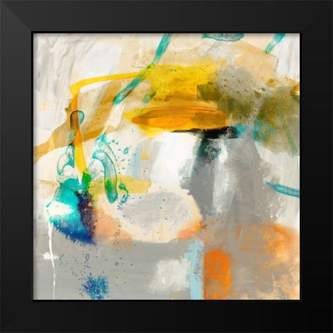 Defy II Black Modern Wood Framed Art Print by Jasper, Sisa