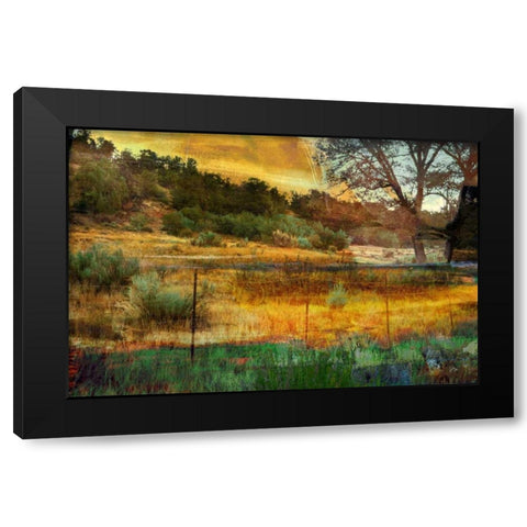 In the Brush Black Modern Wood Framed Art Print by Jasper, Sisa