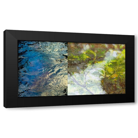 River Mod Panel I Black Modern Wood Framed Art Print by Jasper, Sisa