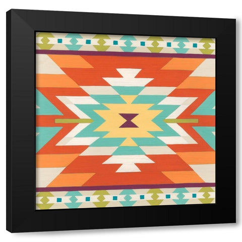 Mesa Motif III Black Modern Wood Framed Art Print with Double Matting by Vess, June Erica