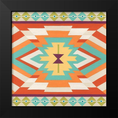 Mesa Motif IV Black Modern Wood Framed Art Print by Vess, June Erica