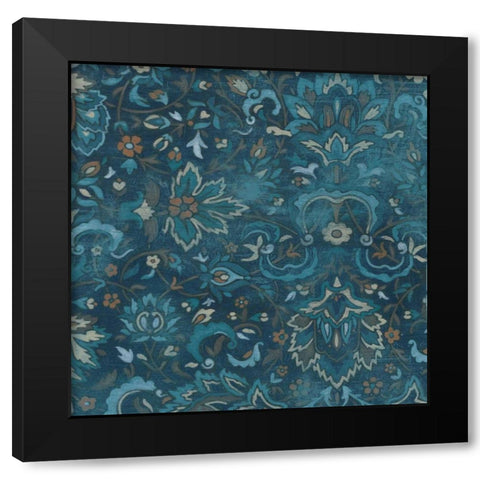 Aged Indigo IV Black Modern Wood Framed Art Print by Vess, June Erica