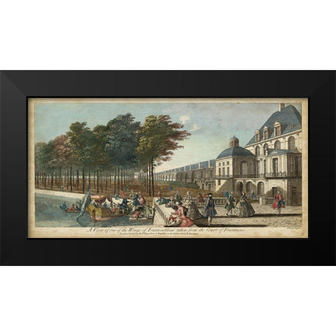 View of Fontainebleau II Black Modern Wood Framed Art Print by Tinney, I.