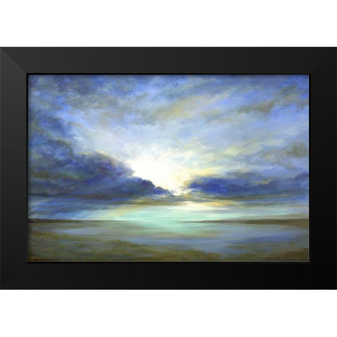 Sky Light Black Modern Wood Framed Art Print by Finch, Sheila