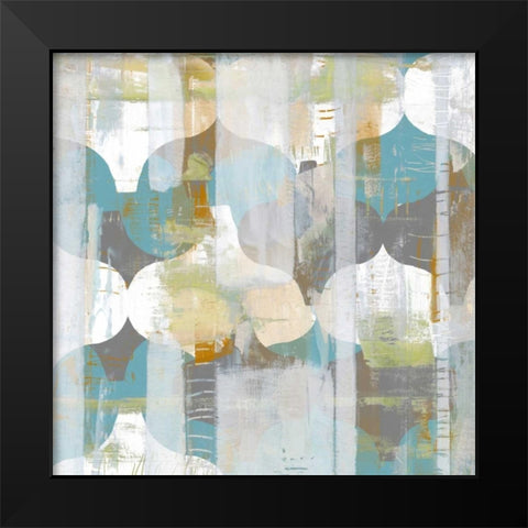 Arabesque Abstract I Black Modern Wood Framed Art Print by Goldberger, Jennifer