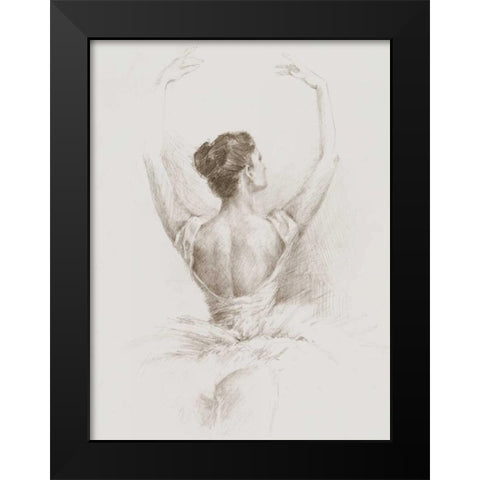 Dance Study I Black Modern Wood Framed Art Print by Harper, Ethan