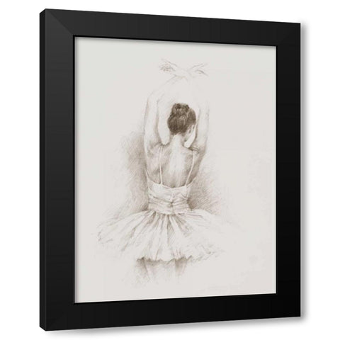 Dance Study II Black Modern Wood Framed Art Print by Harper, Ethan