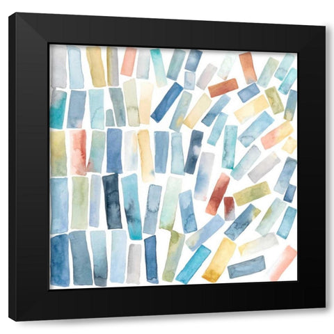 Group Think I Black Modern Wood Framed Art Print by Meagher, Megan