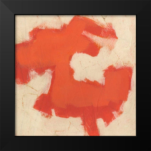 Gestural I Black Modern Wood Framed Art Print by Vess, June Erica