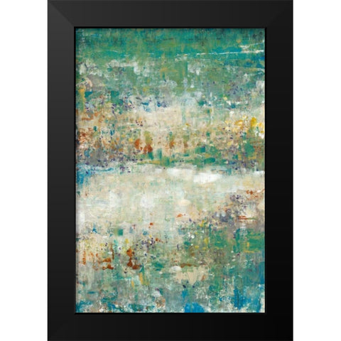 Flower Path I Black Modern Wood Framed Art Print by OToole, Tim