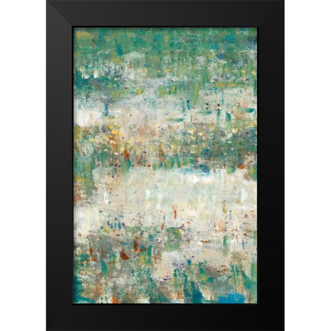 Flower Path II Black Modern Wood Framed Art Print by OToole, Tim