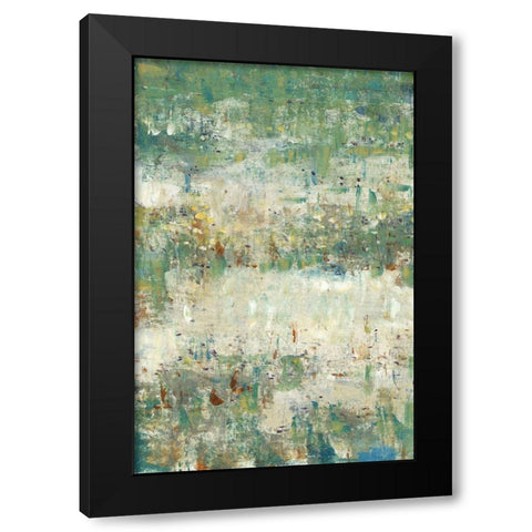 Flower Path II Black Modern Wood Framed Art Print with Double Matting by OToole, Tim