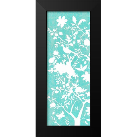 Graphic Chinoiserie I Black Modern Wood Framed Art Print by McCavitt, Naomi