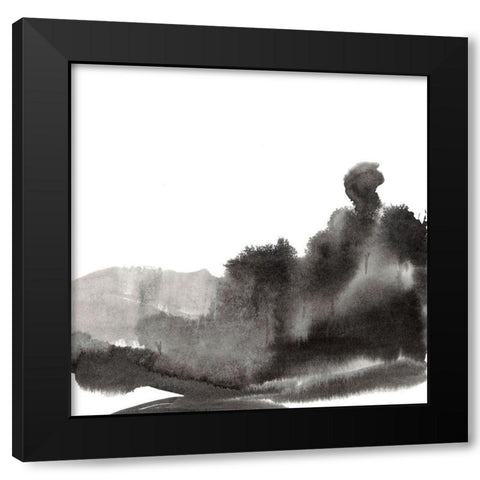 Ancient Landscape I Black Modern Wood Framed Art Print by Maleki, Ferdos