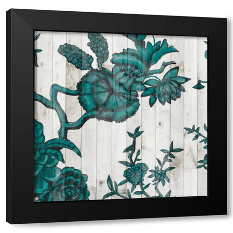 Terra Verde Chinoiserie IV Black Modern Wood Framed Art Print by McCavitt, Naomi