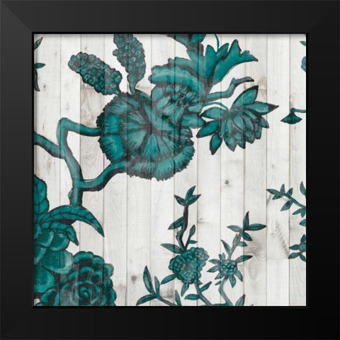 Terra Verde Chinoiserie IV Black Modern Wood Framed Art Print by McCavitt, Naomi