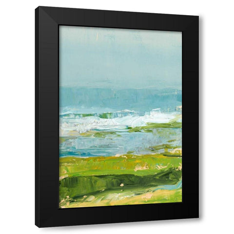 Coastal Overlook II Black Modern Wood Framed Art Print by Harper, Ethan