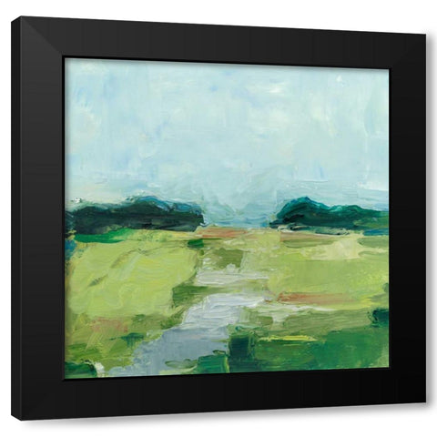 Rural Path I Black Modern Wood Framed Art Print by Harper, Ethan