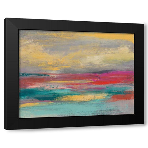 Sunset Study I Black Modern Wood Framed Art Print with Double Matting by Goldberger, Jennifer