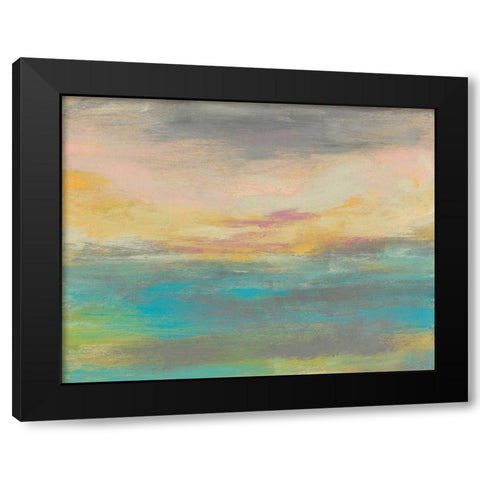 Sunset Study IV Black Modern Wood Framed Art Print with Double Matting by Goldberger, Jennifer