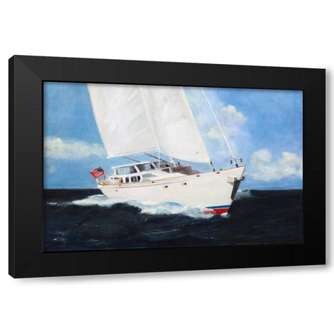 Altair Black Modern Wood Framed Art Print by Crain, Curt