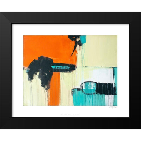 Life on Mars I Black Modern Wood Framed Art Print by Orlov, Irena