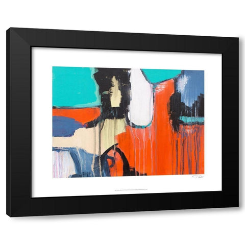 Life on Mars II Black Modern Wood Framed Art Print with Double Matting by Orlov, Irena