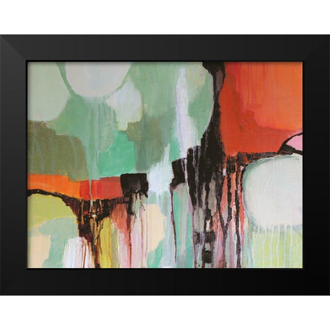 Emotions in Color I Black Modern Wood Framed Art Print by Orlov, Irena