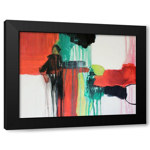 Emotions in Color II Black Modern Wood Framed Art Print with Double Matting by Orlov, Irena