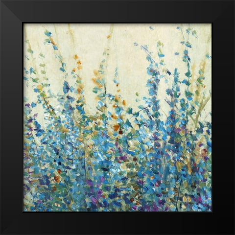 Shades of Blue II Black Modern Wood Framed Art Print by OToole, Tim