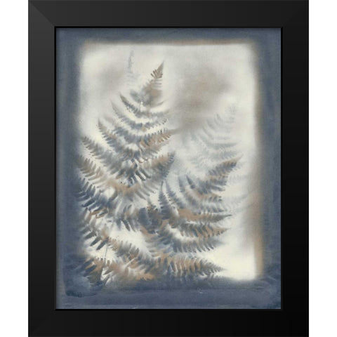 Shadows and Ferns VI Black Modern Wood Framed Art Print by Stramel, Renee W.