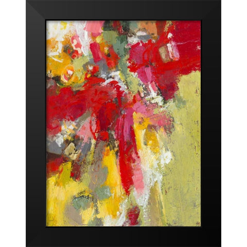 Fresh Cut Black Modern Wood Framed Art Print by Bothne, Janet