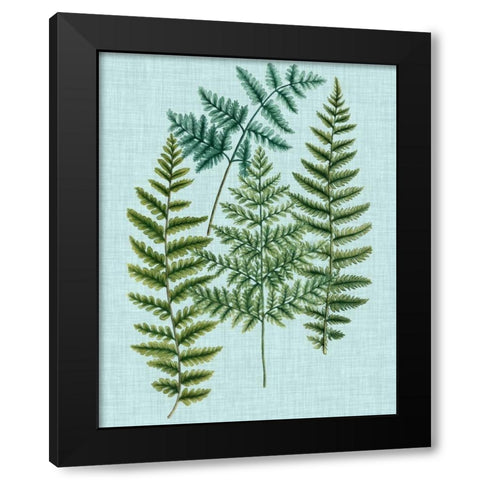 Spa Ferns II Black Modern Wood Framed Art Print by Weinmann