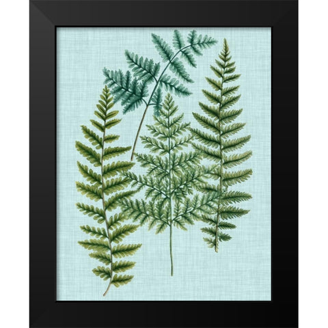 Spa Ferns II Black Modern Wood Framed Art Print by Weinmann
