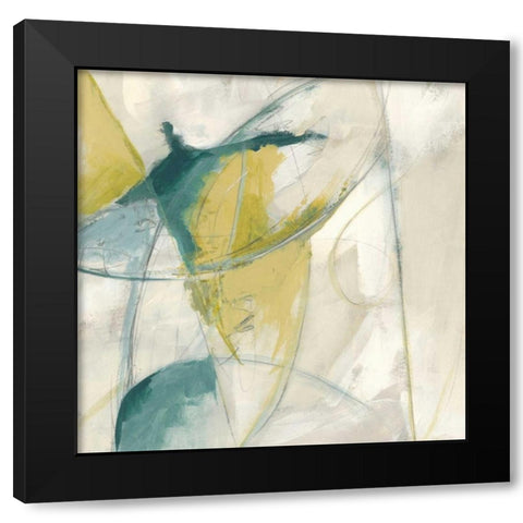 Footnote II Black Modern Wood Framed Art Print with Double Matting by Vess, June Erica