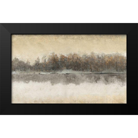 Edgewater II Black Modern Wood Framed Art Print by Tim OToole