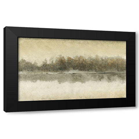 Edgewater II Black Modern Wood Framed Art Print with Double Matting by OToole, Tim