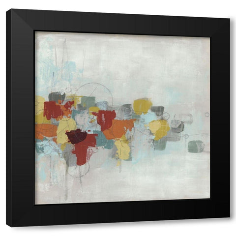 Projection II Black Modern Wood Framed Art Print by Vess, June Erica