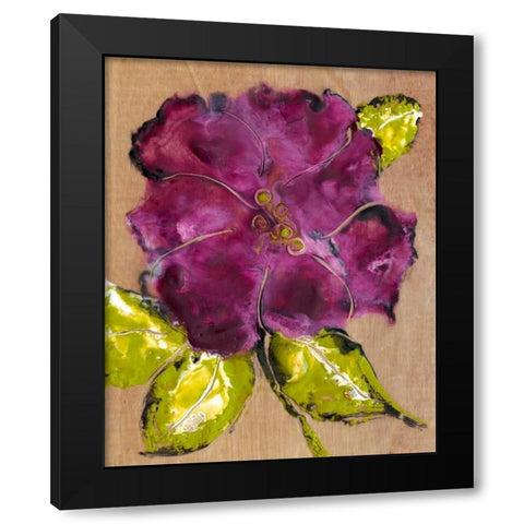 Camellia Passion I Black Modern Wood Framed Art Print by Ludwig, Alicia