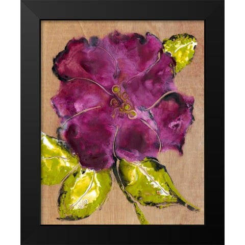 Camellia Passion I Black Modern Wood Framed Art Print by Ludwig, Alicia