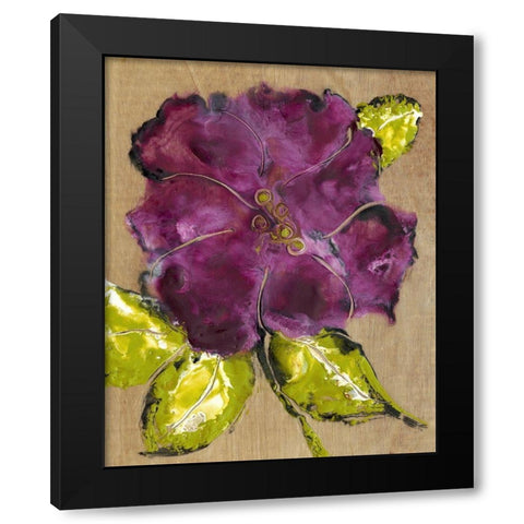 Camellia Passion I Black Modern Wood Framed Art Print by Ludwig, Alicia