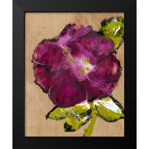 Camellia Passion II Black Modern Wood Framed Art Print by Ludwig, Alicia