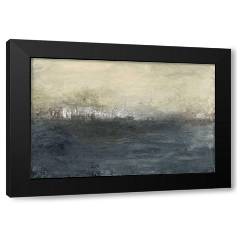 Meadow View II Black Modern Wood Framed Art Print with Double Matting by Gordon, Sharon