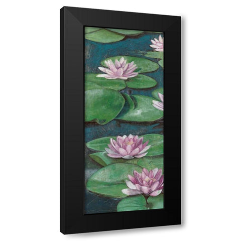 Tranquil Lilies I Black Modern Wood Framed Art Print by McCavitt, Naomi