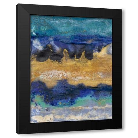 Surf I Black Modern Wood Framed Art Print by Ludwig, Alicia