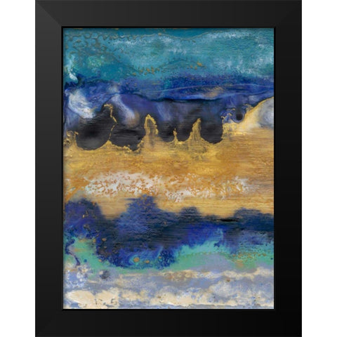 Surf I Black Modern Wood Framed Art Print by Ludwig, Alicia