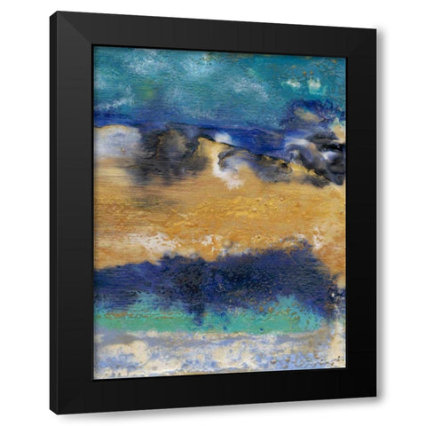 Surf II Black Modern Wood Framed Art Print by Ludwig, Alicia