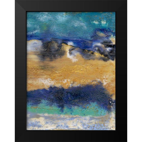 Surf II Black Modern Wood Framed Art Print by Ludwig, Alicia