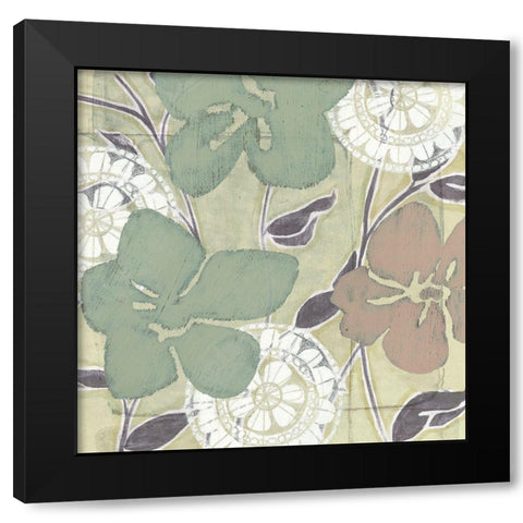 Serene Pastels II Black Modern Wood Framed Art Print with Double Matting by Goldberger, Jennifer